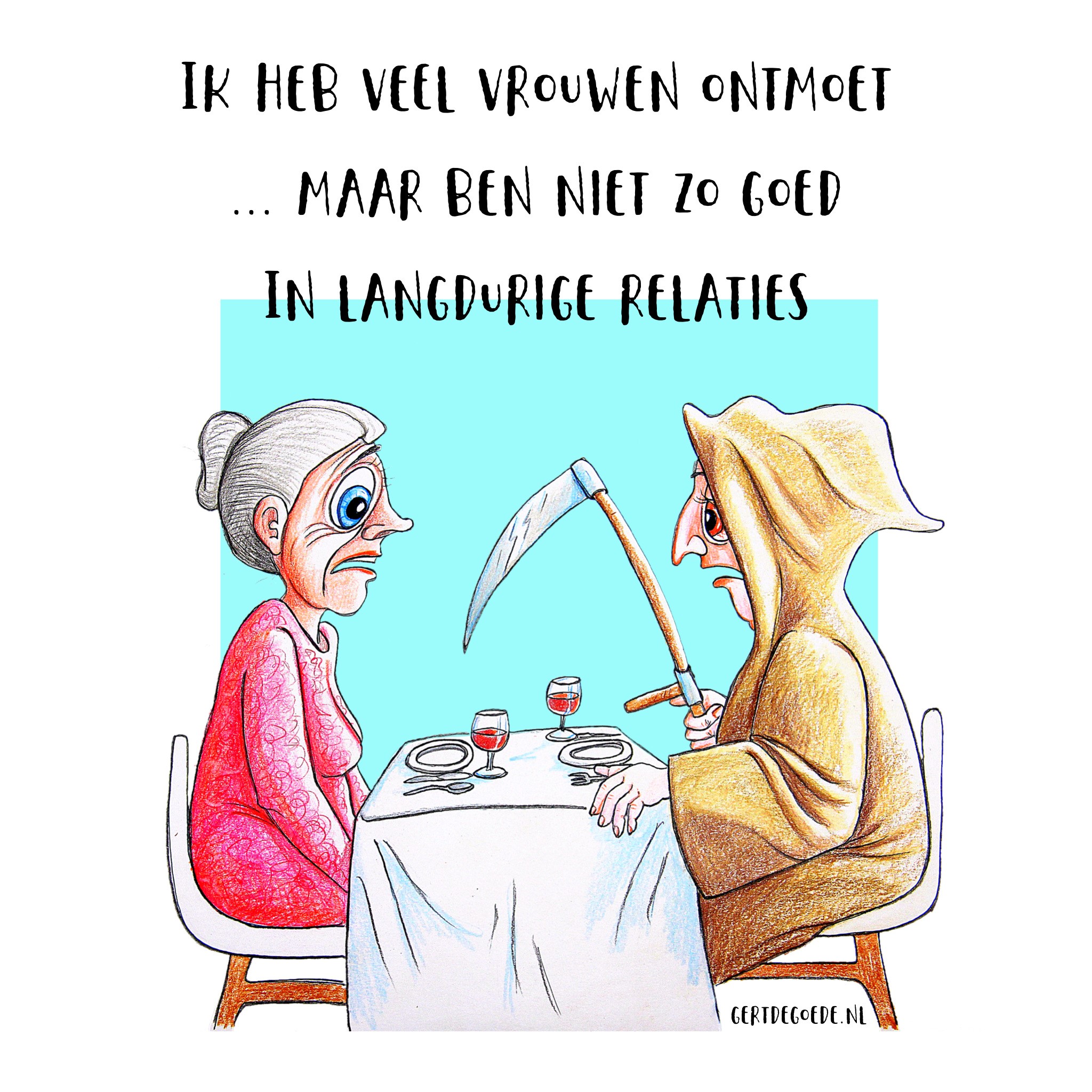 Magere Hein ik heb veel vrouwen ontmoet maar ben niet zo goed in langdurige relaties  #illustration #illustrator #illustratie #illustrazione, #illustrazioni #cartoon #comic #artwork #cheerful #illo #artwork #cheerful #快活 插图 #gertdegoede #art #искусство #メリー  #喜び  #u笑い  #遊び   #イラスト   #いい絵  #хорошая #картинка  #иллюстрация  توضيح# #ilustración #ілюстрацыя