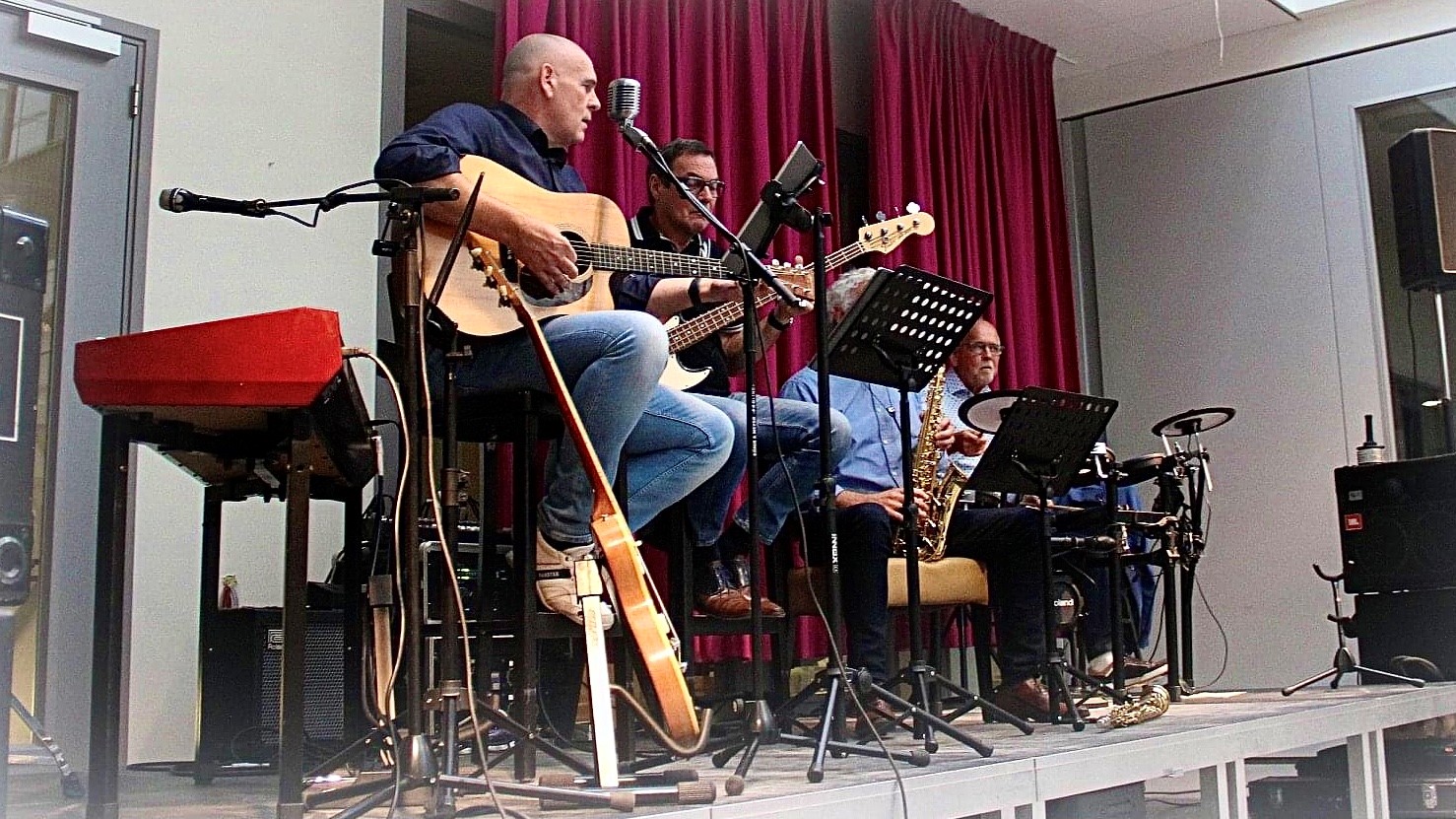 Gert de Goede Hans Verhoeven MuzeRijk Uden Band gitaar drums basgitaar muziek