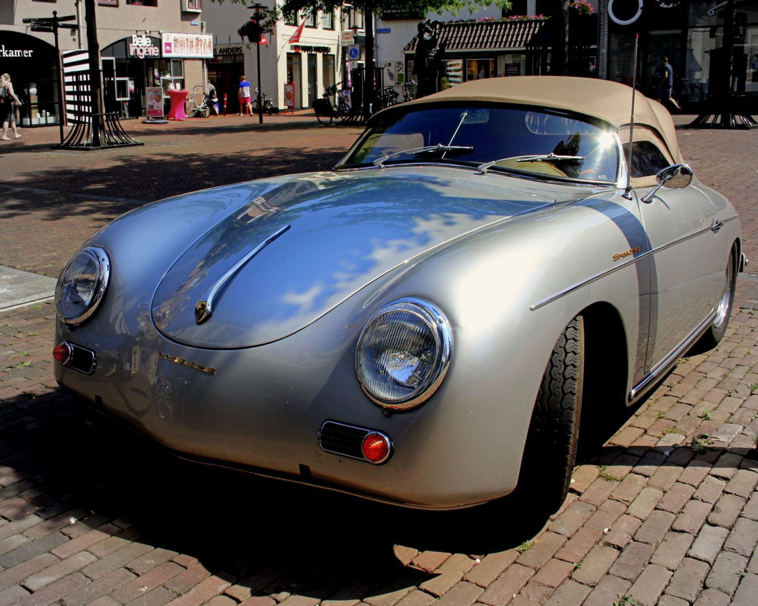 Porsche 365convertible cabriolet Gert de Goede calssic car aotomobiel oldtimer