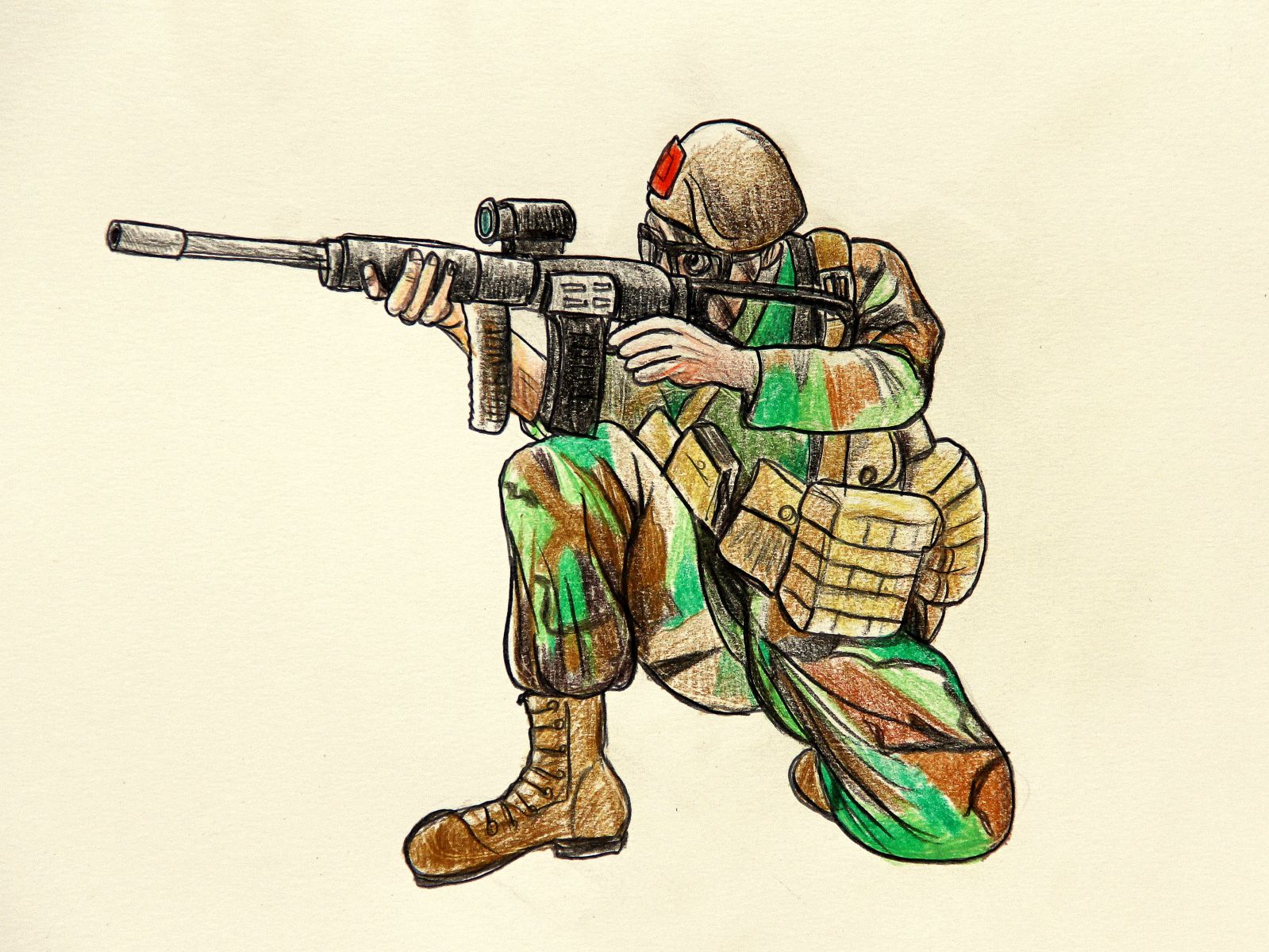 soldier soldaat militair military soldat gun geweer machinegun 
